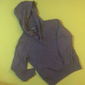 Long sleeve polo hooded sweater